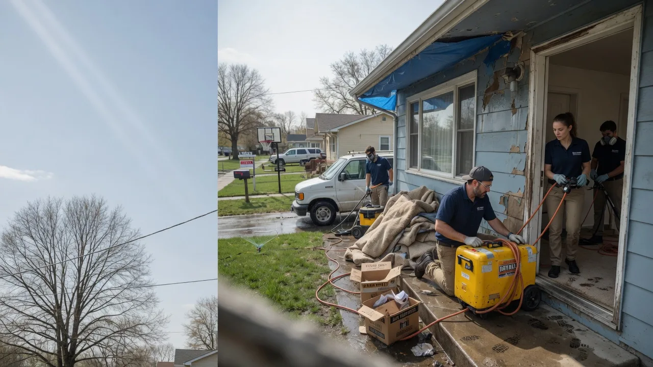 Basement Flood Cleanup in Manhattan, IL near me